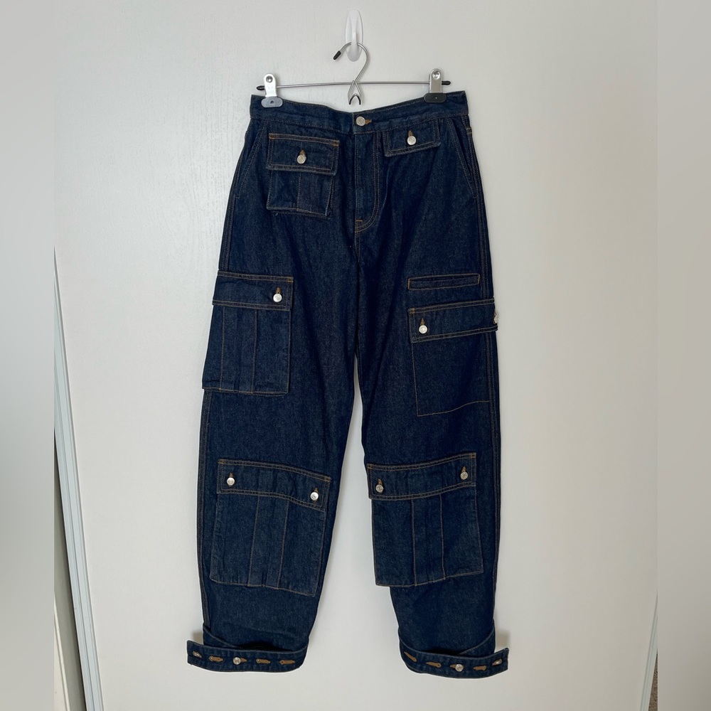 GRLFRND Blue Boyfriend Jeans Relaxed Fit